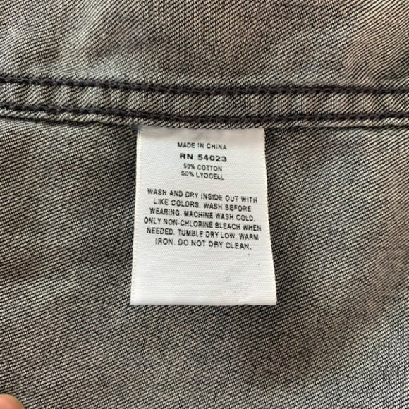 GAP Oversized Chambray Jacket or Shirt M - Picture 6 of 6